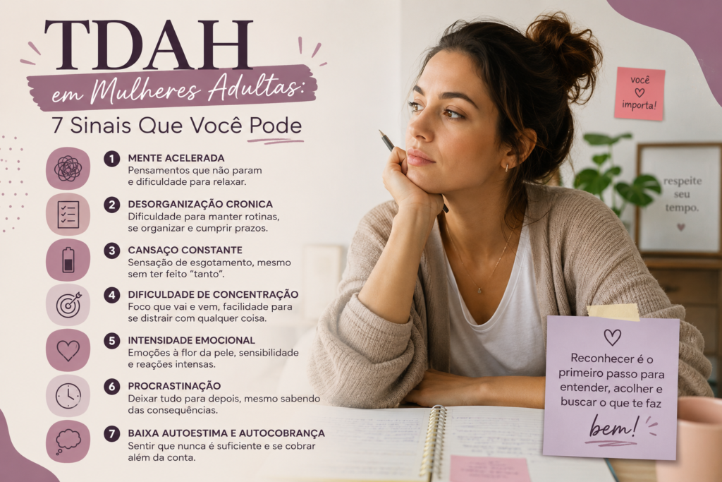 TDAH em mulheres adultas